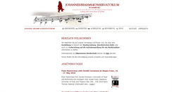 Desktop Screenshot of brahms-konservatorium.de