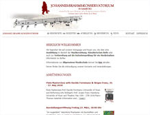 Tablet Screenshot of brahms-konservatorium.de